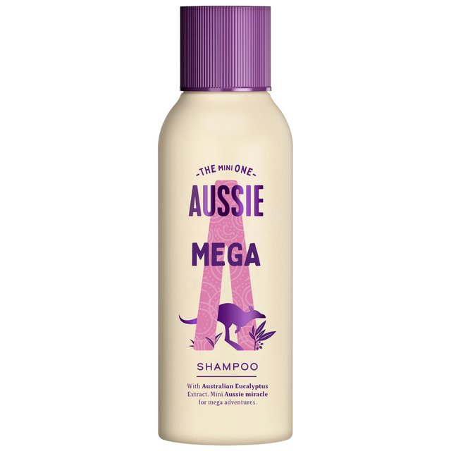 Aussie Mega Travel Shampoo, 90ml