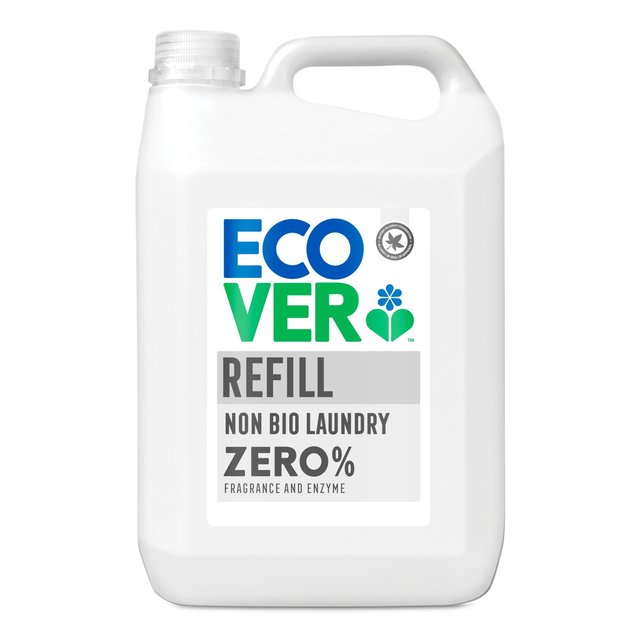 Ecover Zero Non Bio Laundry Liquid 142 Washes, 5L