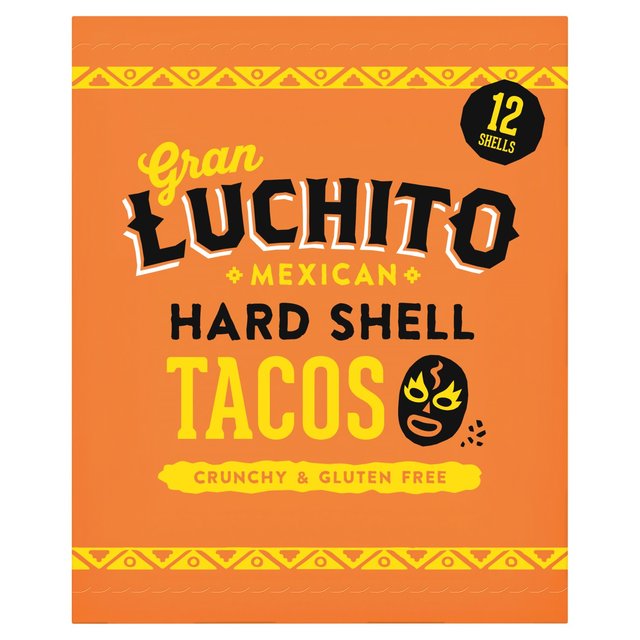 Gran Luchito Mexican Hard Shell Tacos, 170g