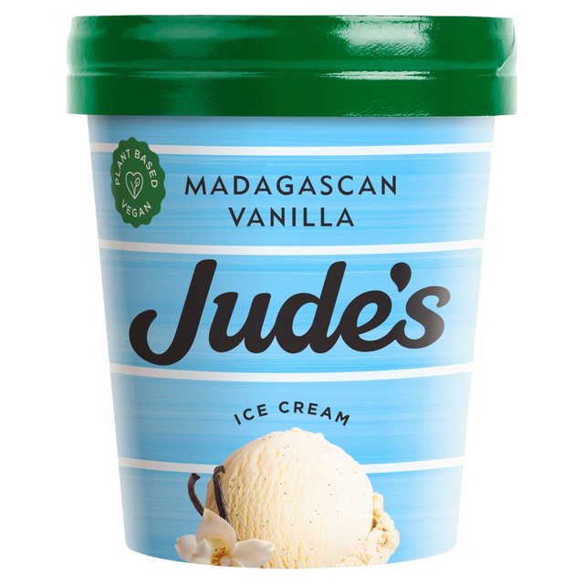 Jude’s Plant Based Madagascan Vanilla Ice Cream, 460ml