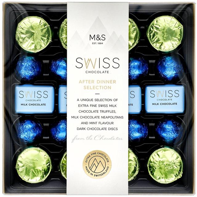 M & S Swiss After Dinner Chocolate Selection, 264g