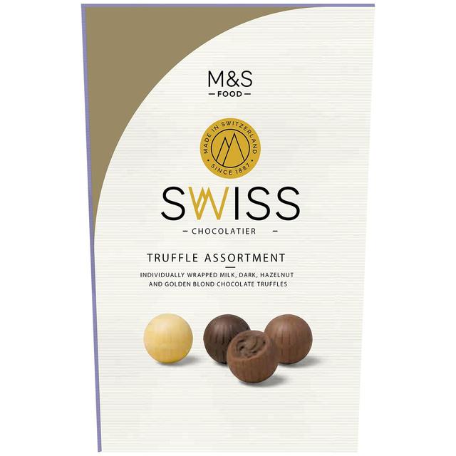 M & S Swiss Chocolate Truffle Assortment, 665g