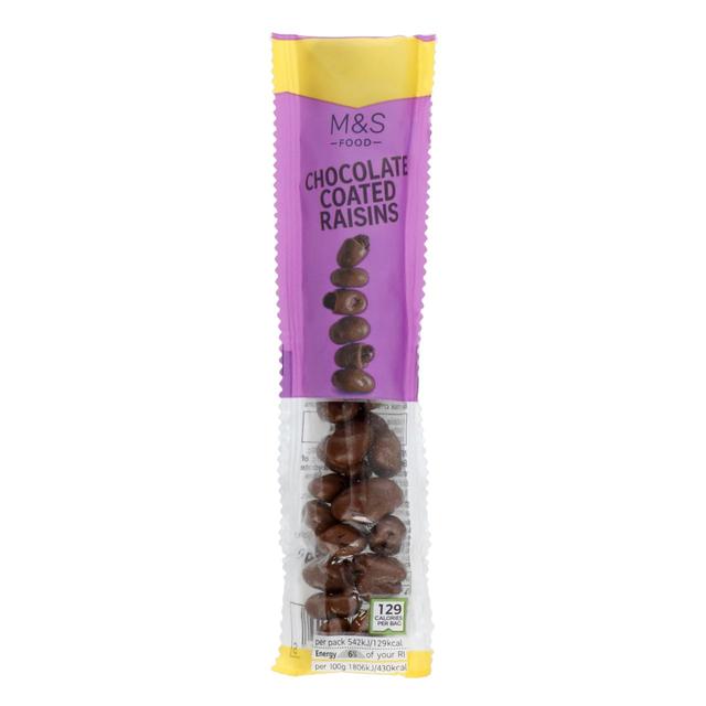 M & S Belgian Milk Chocolates Coated Raisins, 30g