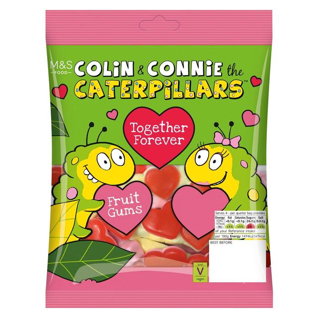 M & S Colin & Connie The Caterpillar Fruit Gums, 170g