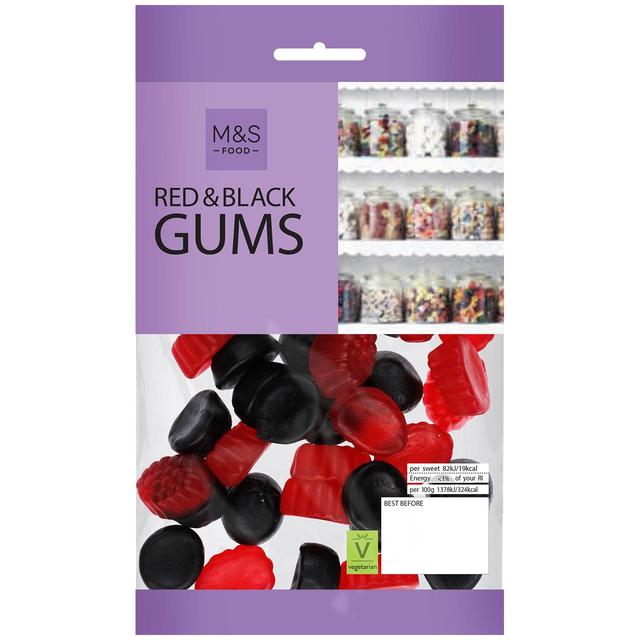M & S Red & Black Gums, 225g