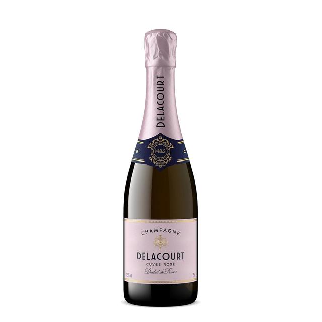 M & S Delacourt Cuvee Rose Champagne Brut, 75cl