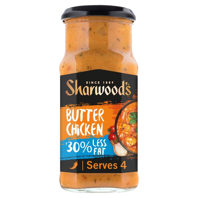 Sharwood’s Butter Chicken 30% Less Fat Cooking Sauce, 420g