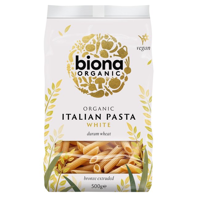 Biona Organic White Penne Pasta, 500g