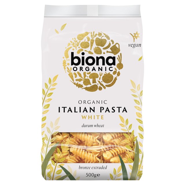 Biona Organic White Fusilli Pasta, 500g