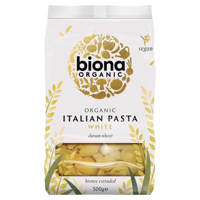 Biona Organic White Conchiglie Pasta, 500g