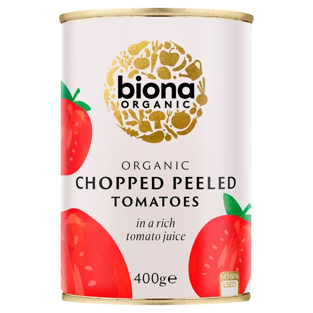 Biona Organic Chopped Peeled Tomatoes, 400g
