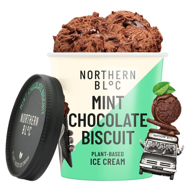 Northern Bloc Chocolate Mint Biscuit Vegan Ice Cream, 480ml