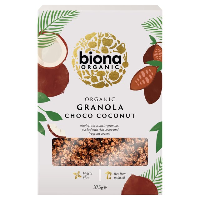 Biona Organic Choco-Coco Crunchy Granola, 375g