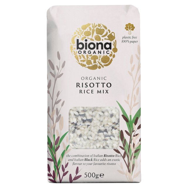 Biona Organic Risotto Rice Mix Black Venus & White, 500g
