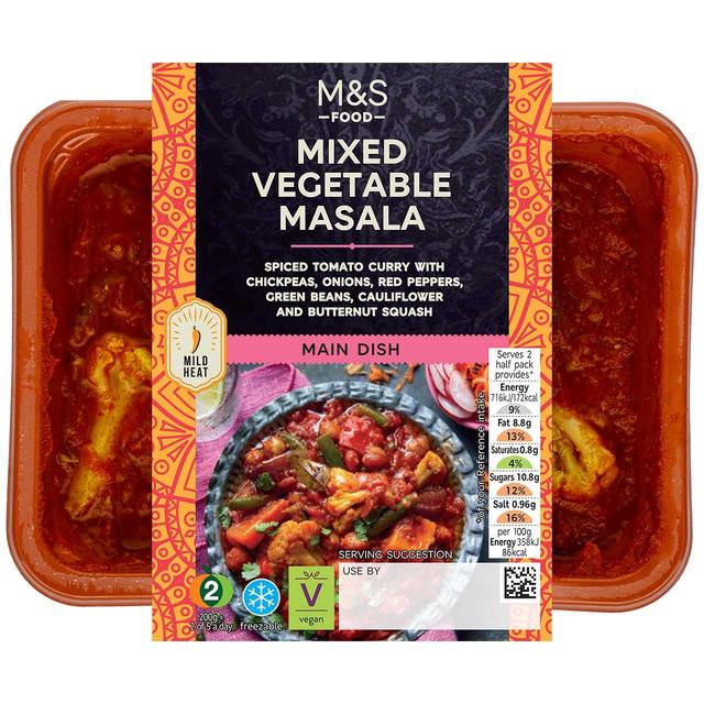 M & S Mixed Vegetable Masala, 400g