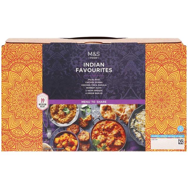 M & S Indian Favourites Takeaway Box, 1.39kg