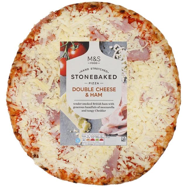 M & S Stone Baked Ham & Cheese Pizza, 425g