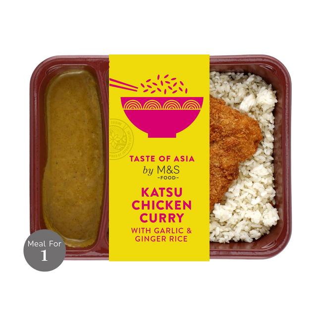 M & S Crispy Katsu Chicken Curry With Rice, 380g