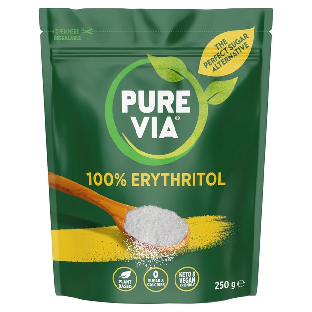 Pure Via 100% Erythritol Keto Sweetener Granules, 250g