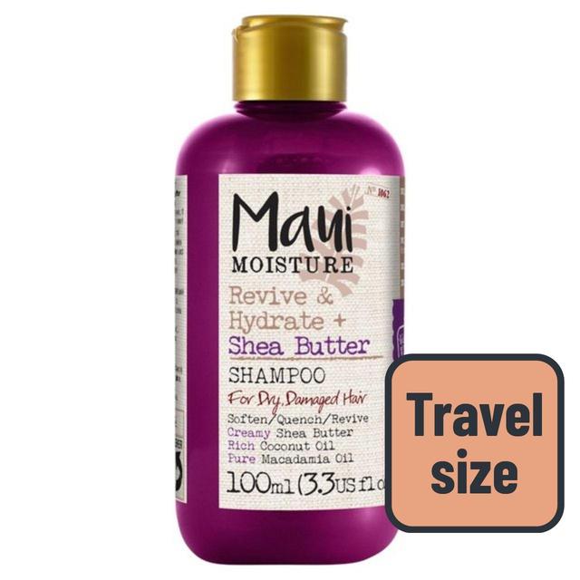 Maui Moisture Revive & Hydrate+ Shea Butter Shampoo Travel Size, 100ml
