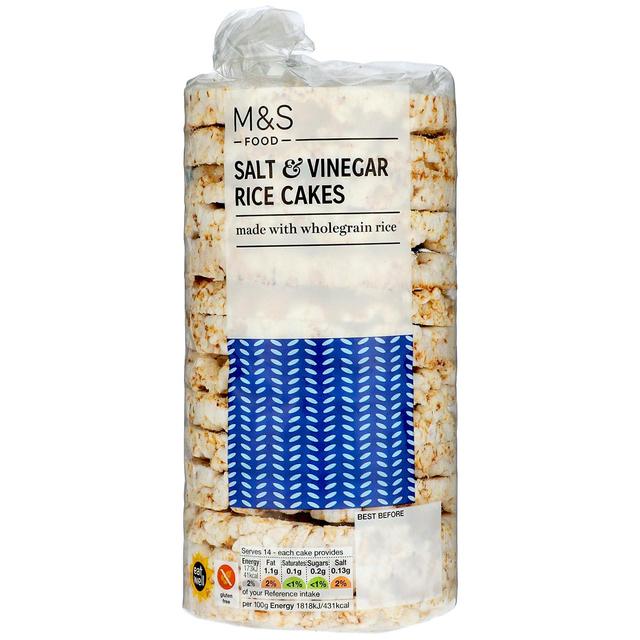 M & S Salt & Vinegar Rice Cakes, 133g