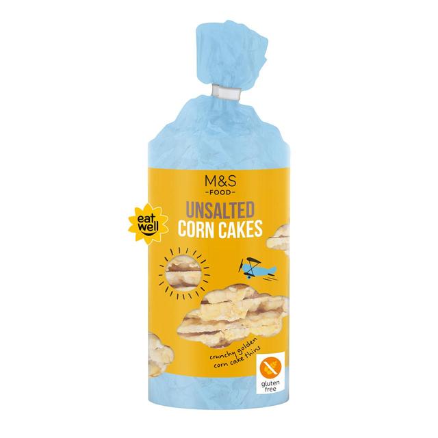 M & S Unsalted Corn Cakes, 150g