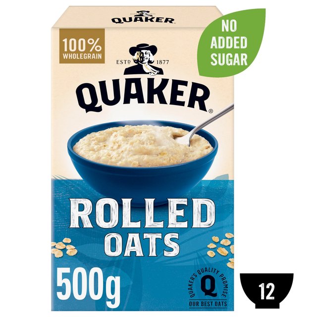 Quaker Rolled Oats Porridge Cereal, 500g