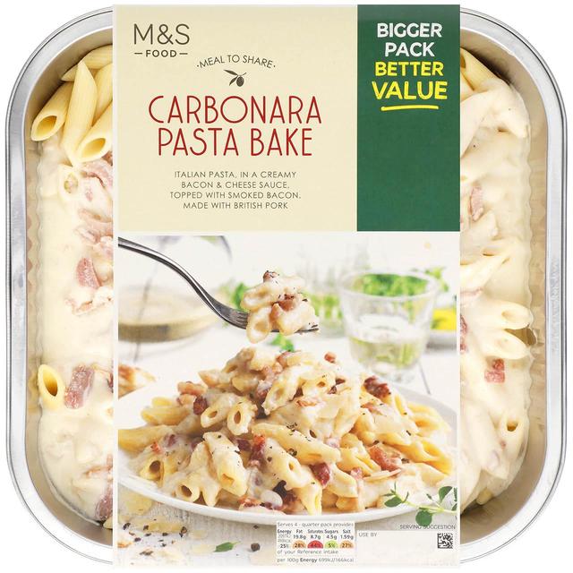 M & S Carbonara Pasta Bake Family Size, 1.2kg