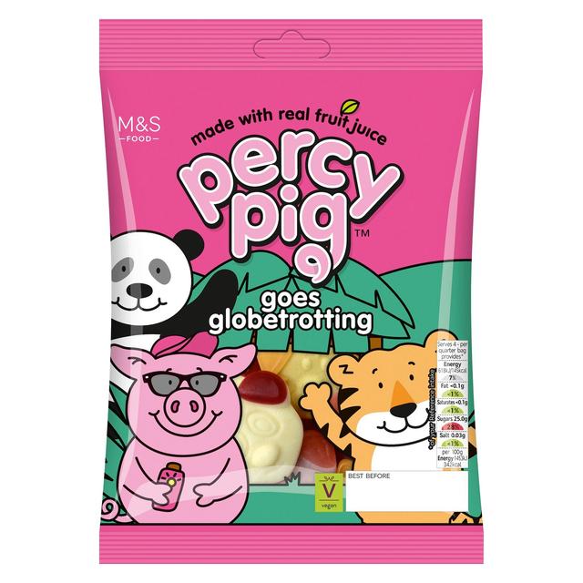 M & S Percy Pig Goes Globetrotting Fruit Gums, 170g