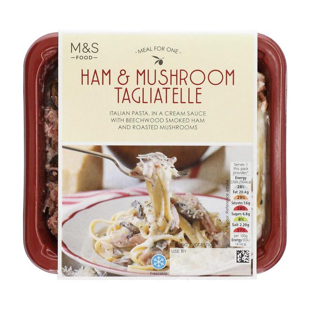 M & S Ham & Mushroom Tagliatelle, 400g