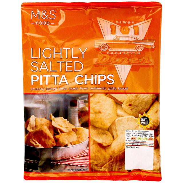 M & S Lightly Salted Pitta Chips, 150g