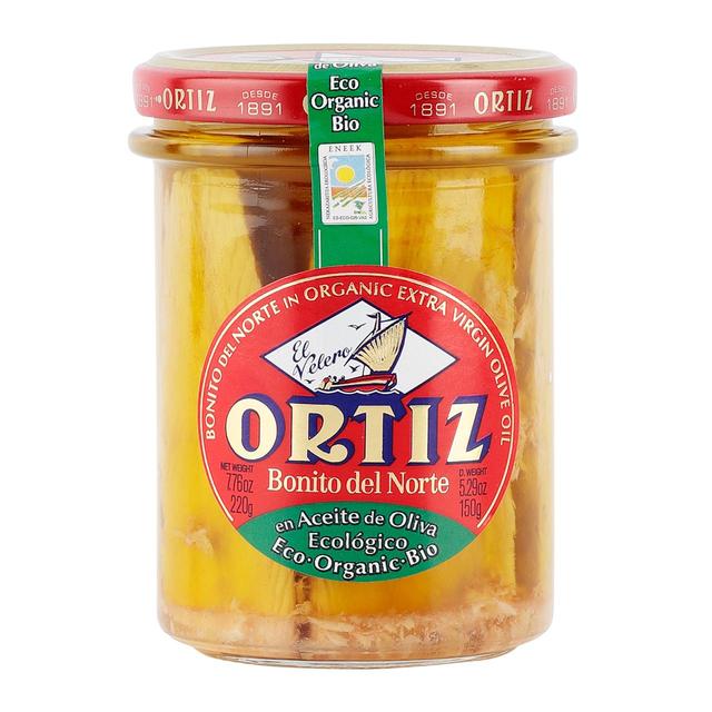 Brindisa Ortiz Albacore Tuna Fillets in Organic Olive Oil, 220g