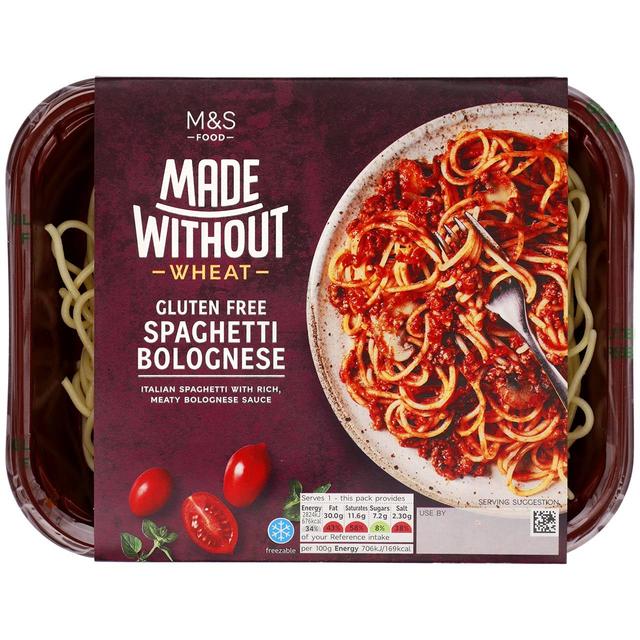M & S Made Without Wheat Gluten Free Spaghetti Bolognese, 400g