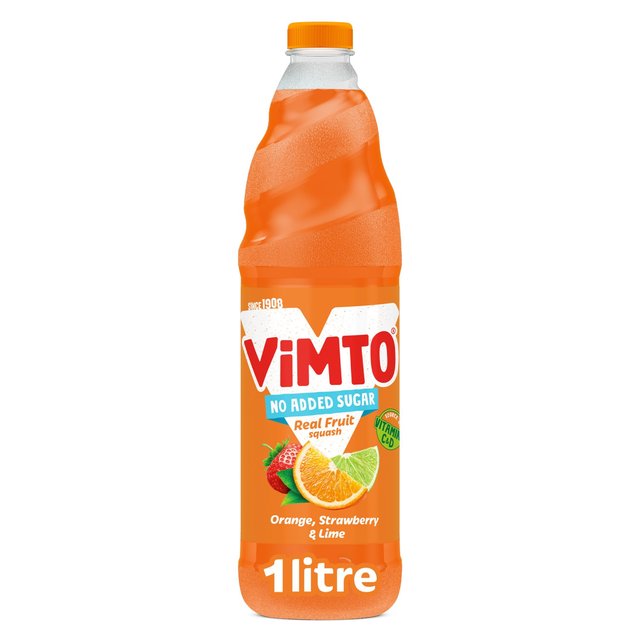 Vimto Remix Orange, Strawberry & Lime Squash, 1L