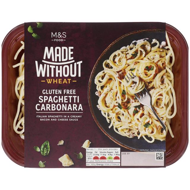 M & S Made Without Wheat Gluten Free Spaghetti Carbonara, 400g