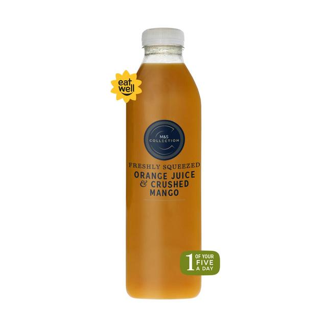 M & S Freshly Squeezed Orange Juice & Crushed Mango, 1l