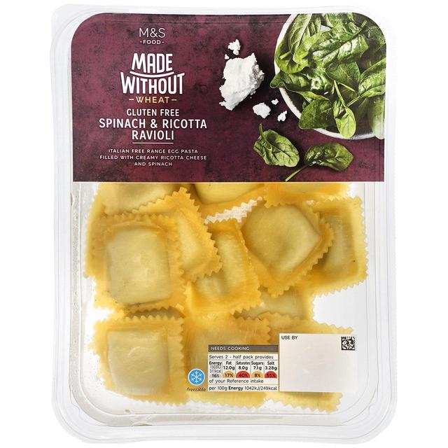M & S Made Without Spinach & Ricotta Ravioli, 250g