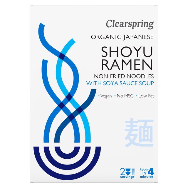 Clearspring Japanese Shoyu Ramen Noodles With Soya Sauce Soup, 210g