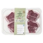 M&S Organic British 4 Lamb Loin Chops
