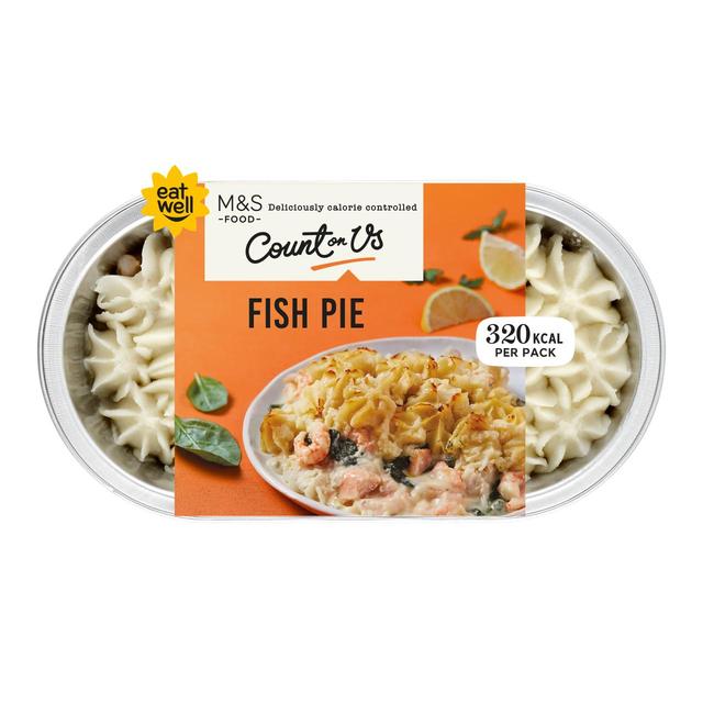 M & S Count On Us Fish Pie With Pollock, Prawns & Scottish Salmon, 400g