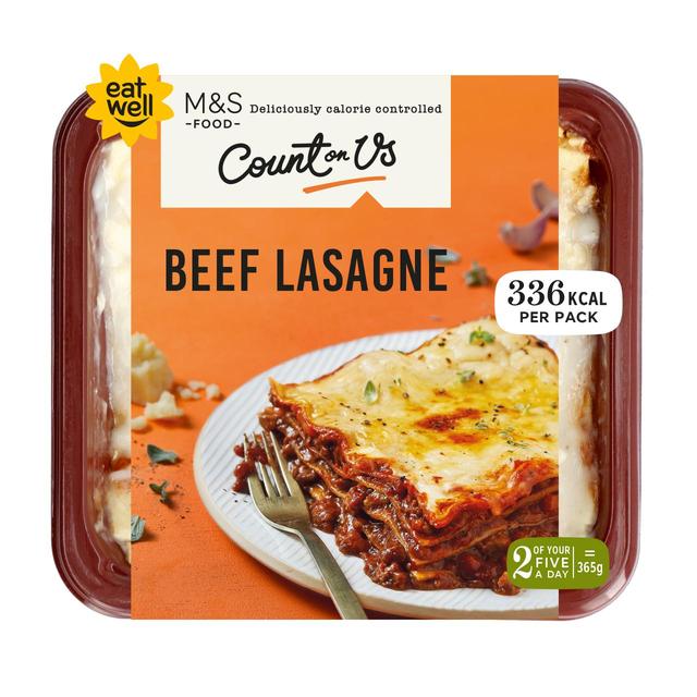 M & S Count On Us Beef Lasagne, 365g