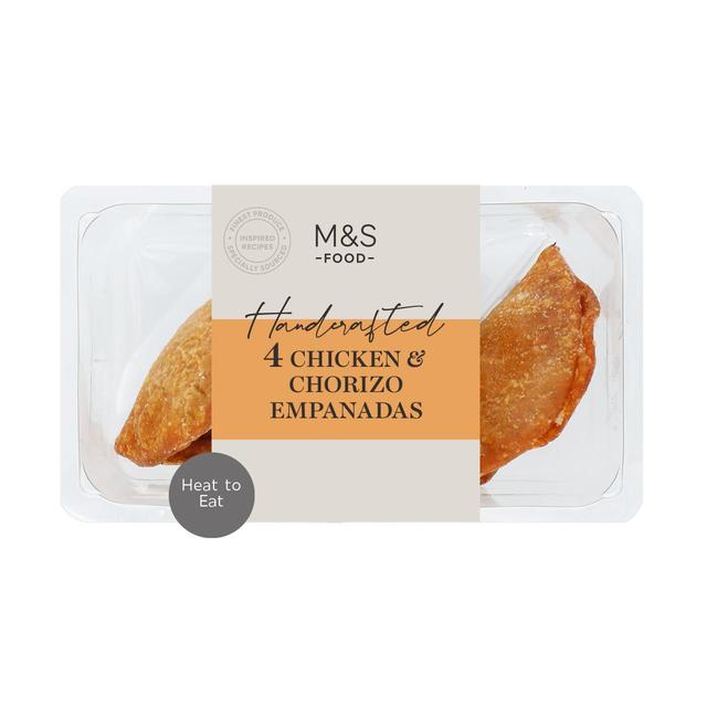 M & S Chicken & Chorizo Empanadas, 4 Per Pack