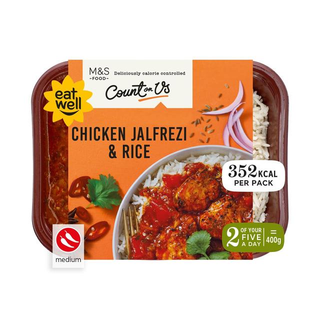 M & S Count On Us Chicken Jalfrezi With Rice, 400g