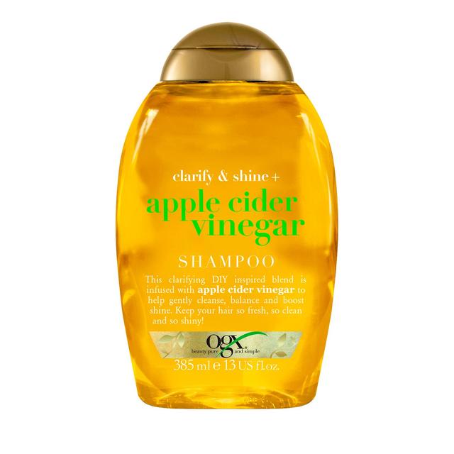 OGX Clarify & Shine+ Apple Cider Vinegar pH Balanced Shampoo, 385ml
