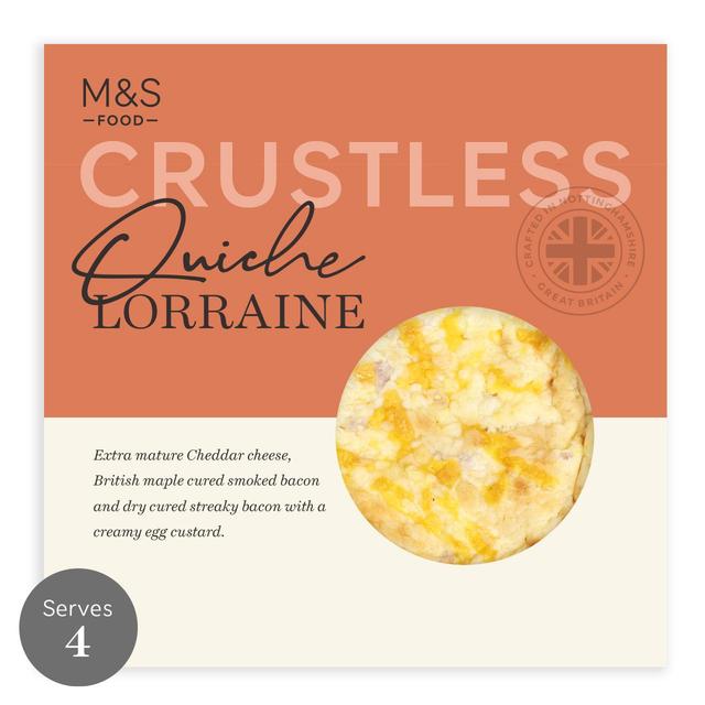M & S Ham & Cheese Crustless Quiche, 340g