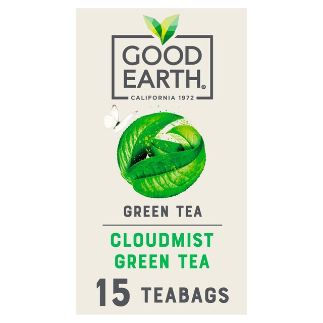 Good Earth Teabags Cloudmist Green Tea, 15 Per Pack