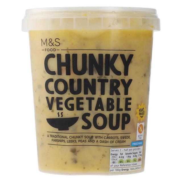 M & S Chunky Country Vegetable Soup, 600g