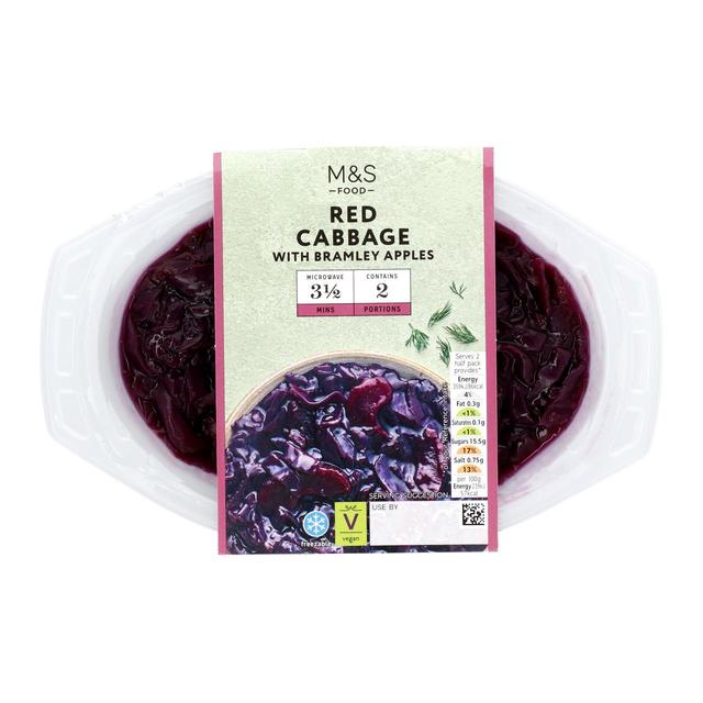 M & S Braised Red Cabbage With Bramley Apple, 300g