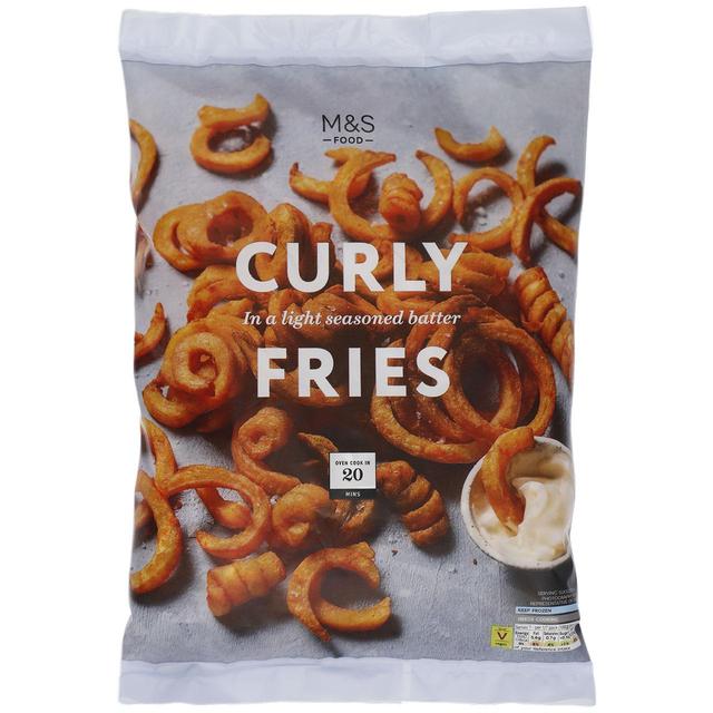 M & S Curly Fries Frozen, 700g