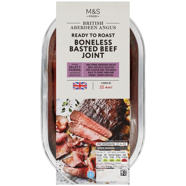 M & S Select Farms Aberdeen Angus Beef Joint Boneless, 450g